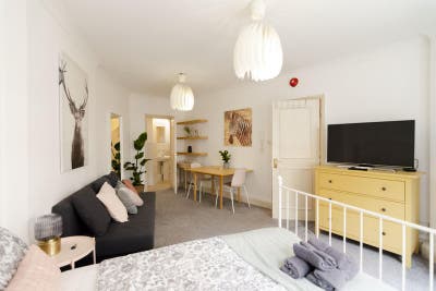 Furnished bright studio with Patio Holland Park Main Photo