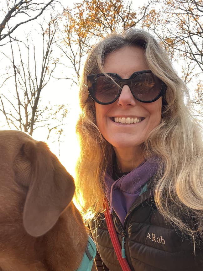 One small red fox lab and her owner  Main Photo