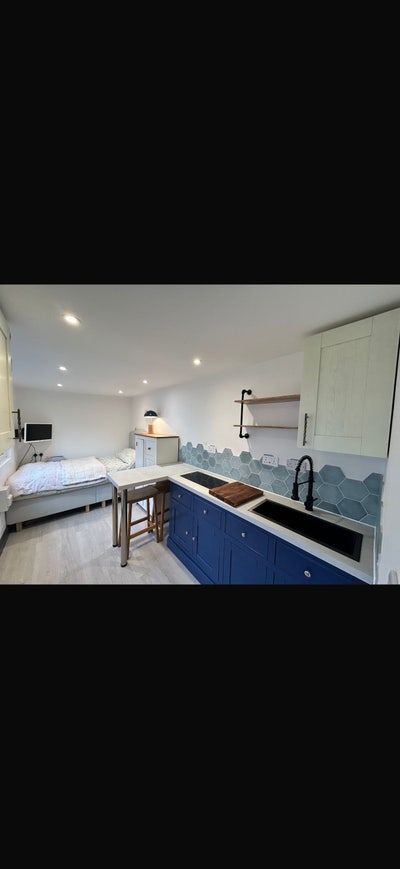 High end small studio with kitchen and shower.  Main Photo