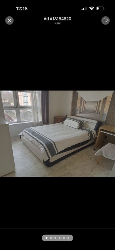 Modern double room Leith, central location  Main Photo