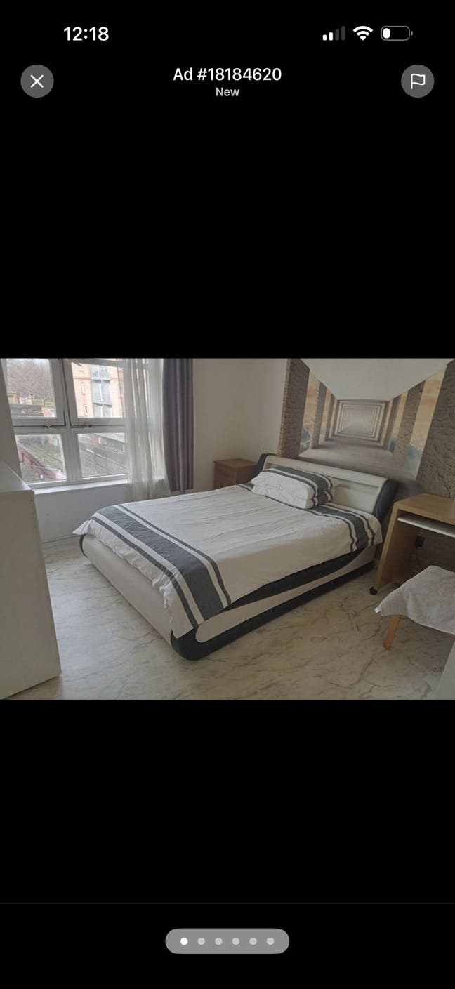 Modern double room Leith, central location  Main Photo