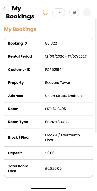 Bronze studio apartment available for rent at redv Main Photo