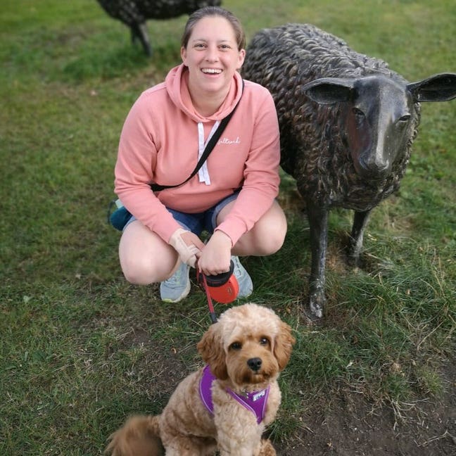 40s female professional with small dog houseshare Main Photo
