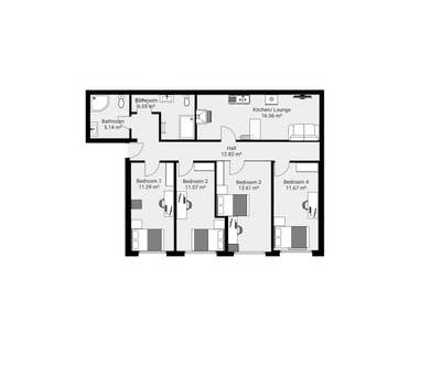 4 Bed Flat - Available August 2026  Main Photo