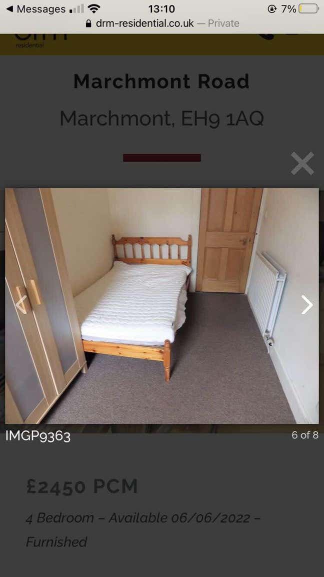 Room at the top of Marchmont Road Main Photo