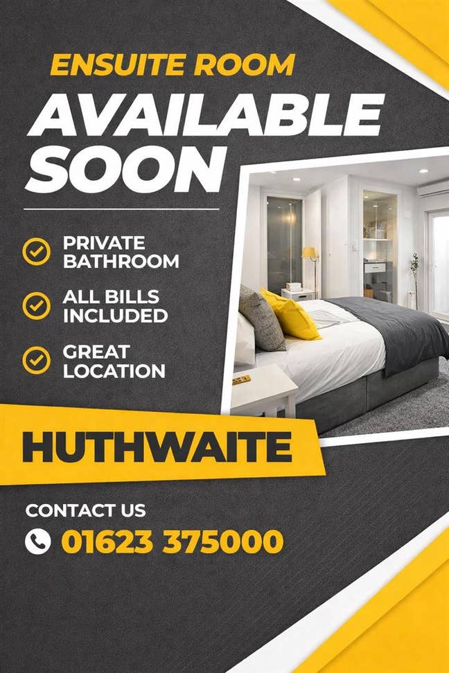 Ensuite Room Available Soon – Huthwaite Main Photo