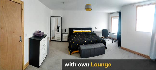 2-Room Suite Bedroom + Lounge, Bath, Bills Inc Main Photo