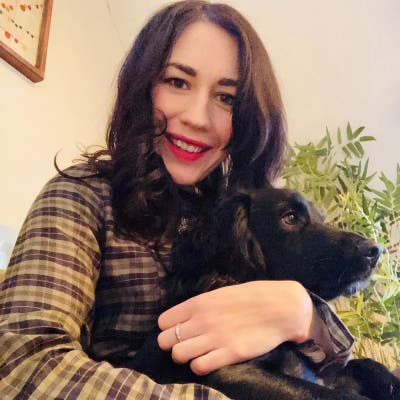 Woman and her dog looking for a new home  Main Photo