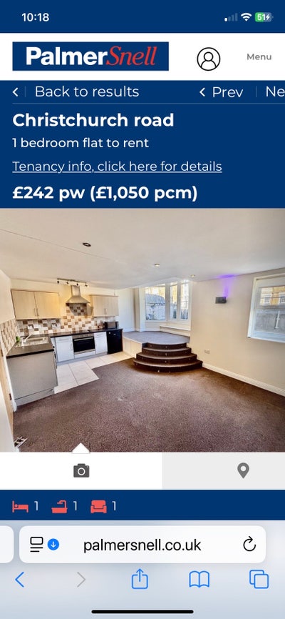 Lovely flat in Boscombe Main Photo