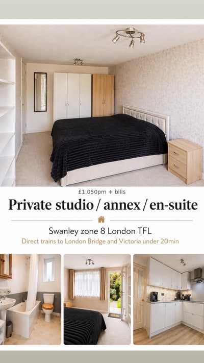 Studio- style annex! PRIVATE entrance & bathroom Main Photo