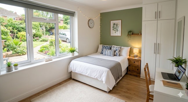 Bright Double Room + Private Garden & Parking Main Photo