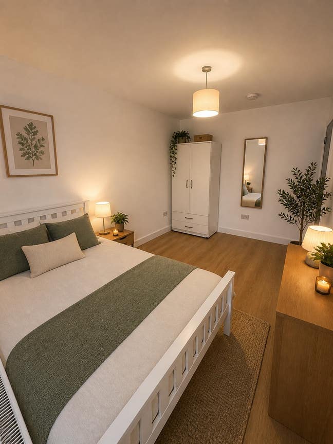 🏙️ Modern Room in Canary Wharf Apartment 🏙️ Main Photo