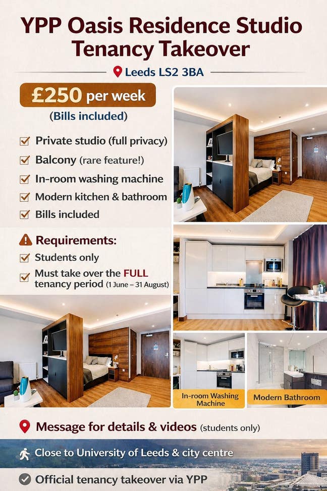 🔥 YPP Oasis Residence Studio Tenancy Takeover – L Main Photo